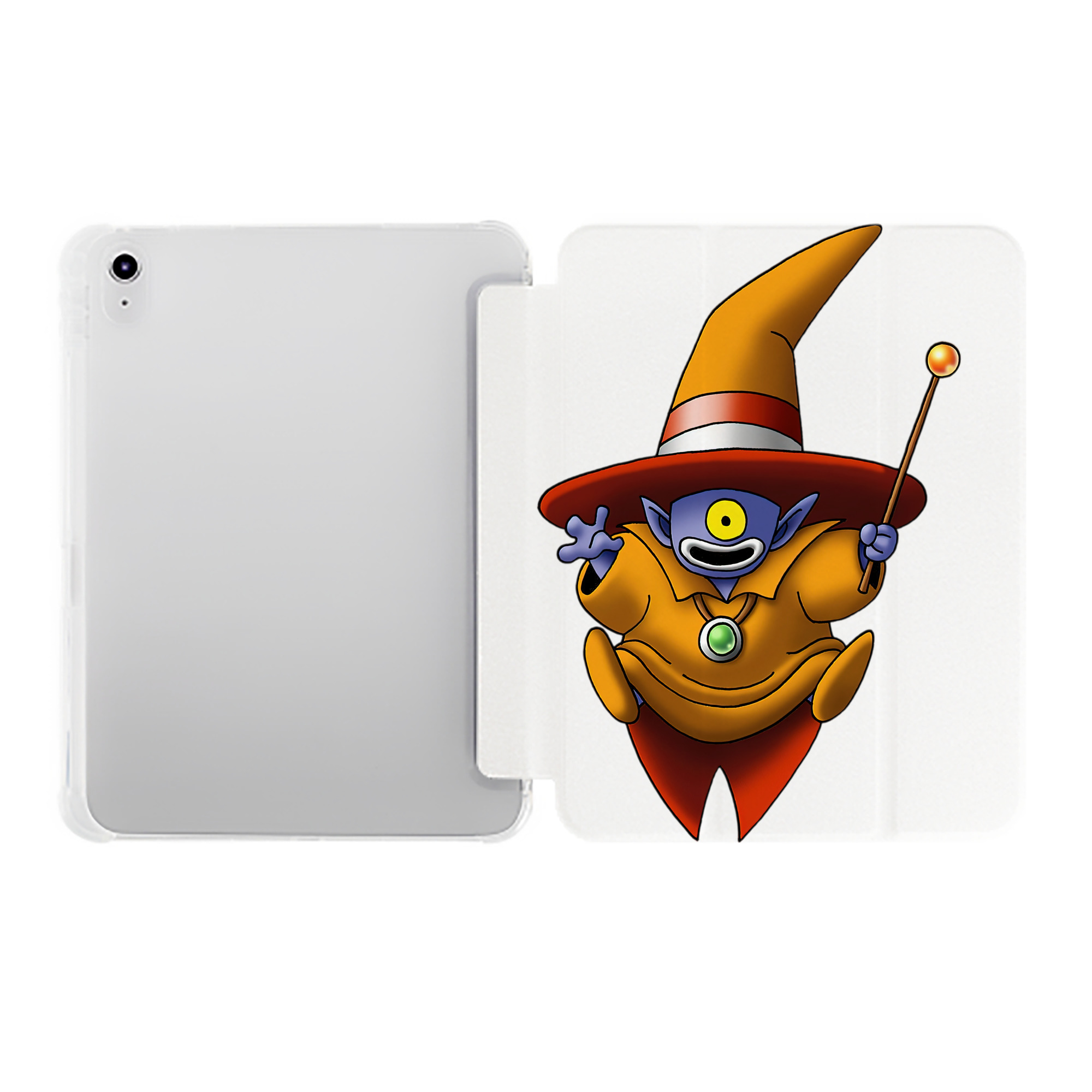 （画像用） ドラゴンクエスト Doragon Kuesuto Dragon Quest IPad ケース ペン収納付き 三つ折りスタンド PUレザー×シリコン 対応機種9.5/10.5/10.9インチ